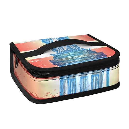 Statue of Liberty USA Flag Print Small Lunch Bag
