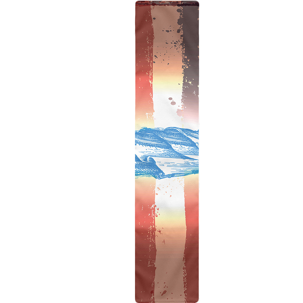Statue of Liberty USA Flag Print Table Runner