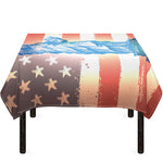 Statue of Liberty USA Flag Print Tablecloth