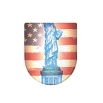 Statue of Liberty USA Flag Print Toilet Lid Cover