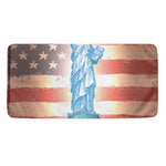 Statue of Liberty USA Flag Print Towel