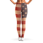 Statue of Liberty USA Flag Print Women's Leggings
