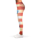 Statue of Liberty USA Flag Print Women's Leggings