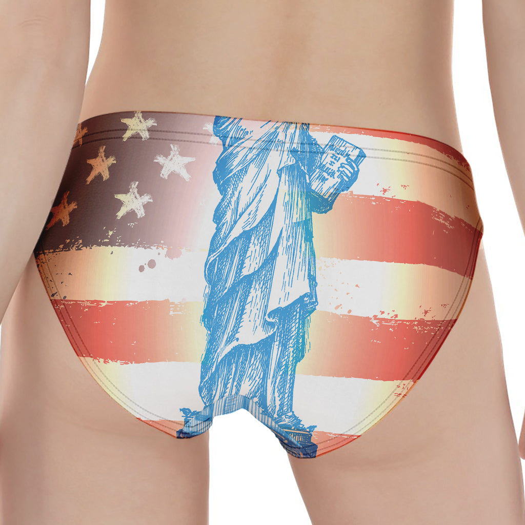 Statue of Liberty USA Flag Print Women's Panties