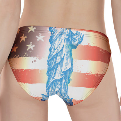 Statue of Liberty USA Flag Print Women's Panties