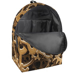 Steampunk Brass Cogs And Gears Print Backpack