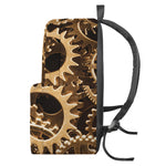 Steampunk Brass Cogs And Gears Print Backpack