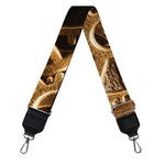 Steampunk Brass Cogs And Gears Print Bag Strap
