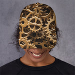 Steampunk Brass Cogs And Gears Print Baseball Cap