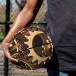 Steampunk Brass Cogs And Gears Print Basketball