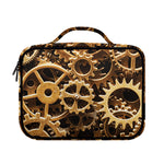 Steampunk Brass Cogs And Gears Print Briefcase Bible Bag