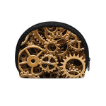 Steampunk Brass Cogs And Gears Print Coin Purse