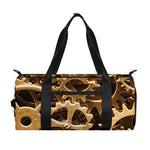 Steampunk Brass Cogs And Gears Print Gym Bag