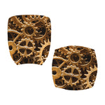 Steampunk Brass Cogs And Gears Print Office Chair Cover