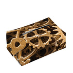 Steampunk Brass Cogs And Gears Print Rectangle Tissue Box Cover