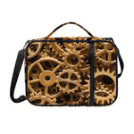 Steampunk Brass Cogs And Gears Print Shoulder Strap Bible Bag