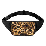 Steampunk Brass Cogs And Gears Print Waist Bag