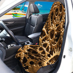 Steampunk Brass Cogs And Gears Print Waterproof Car Seat Cover