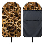Steampunk Brass Cogs And Gears Print Waterproof Car Seat Cover