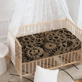 Steampunk Brass Gears And Cogs Print Baby Crib Sheet
