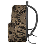 Steampunk Brass Gears And Cogs Print Backpack