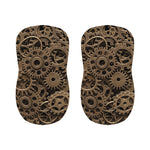 Steampunk Brass Gears And Cogs Print Bar Stool Covers