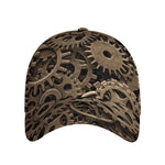 Steampunk Brass Gears And Cogs Print Baseball Cap
