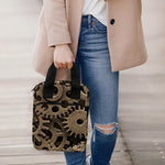Steampunk Brass Gears And Cogs Print Bible Tote Bag