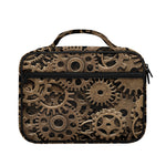 Steampunk Brass Gears And Cogs Print Briefcase Bible Bag