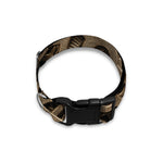 Steampunk Brass Gears And Cogs Print Dog Collar