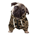 Steampunk Brass Gears And Cogs Print Dog Zip Up Hoodie