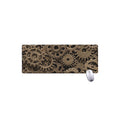 Steampunk Brass Gears And Cogs Print Extended Mouse Pad