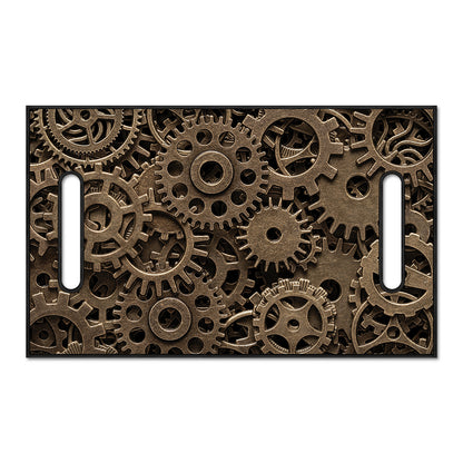 Steampunk Brass Gears And Cogs Print Golf Cart Seat Cover