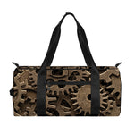 Steampunk Brass Gears And Cogs Print Gym Bag