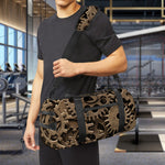 Steampunk Brass Gears And Cogs Print Gym Bag