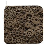 Steampunk Brass Gears And Cogs Print Hand Towel