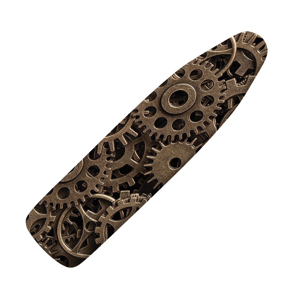 Steampunk Brass Gears And Cogs Print Ironing Board Cover