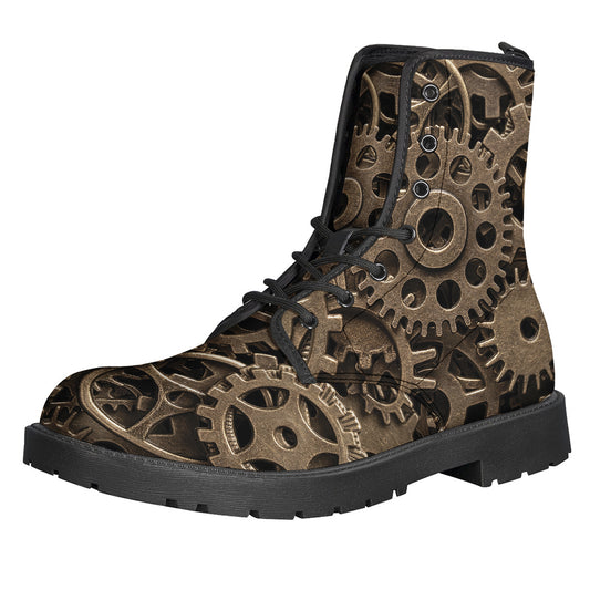 Steampunk Brass Gears And Cogs Print Backpack