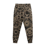 Steampunk Brass Gears And Cogs Print Sweatpants