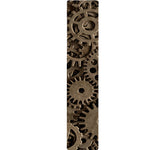 Steampunk Brass Gears And Cogs Print Table Runner