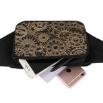 Steampunk Brass Gears And Cogs Print Waist Bag