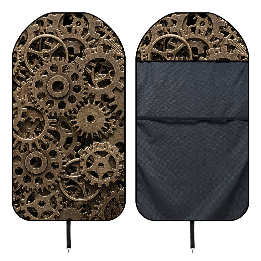 Steampunk Brass Gears And Cogs Print Waterproof Car Seat Cover
