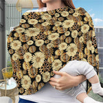 Steampunk Chamomile Pattern Print Baby Seat Cover