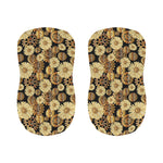 Steampunk Chamomile Pattern Print Bar Stool Covers