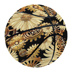 Steampunk Chamomile Pattern Print Basketball