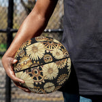 Steampunk Chamomile Pattern Print Basketball