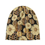 Steampunk Chamomile Pattern Print Beanie