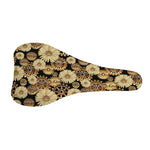 Steampunk Chamomile Pattern Print Bicycle Seat Cover