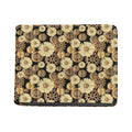 Steampunk Chamomile Pattern Print Bifold Wallet