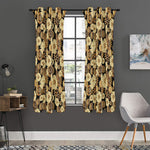 Steampunk Chamomile Pattern Print Curtain